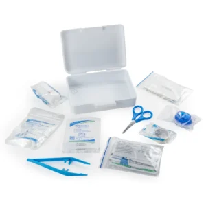 First Aid Kit Set, 16 Essential Items in White Box